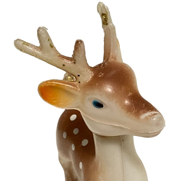 Vintage Hong Kong Plastic Reindeer Figure - Picture 8 of 9
